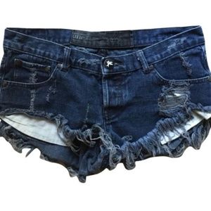 ONE TEASPOON 'The Defender' Jean Shorts